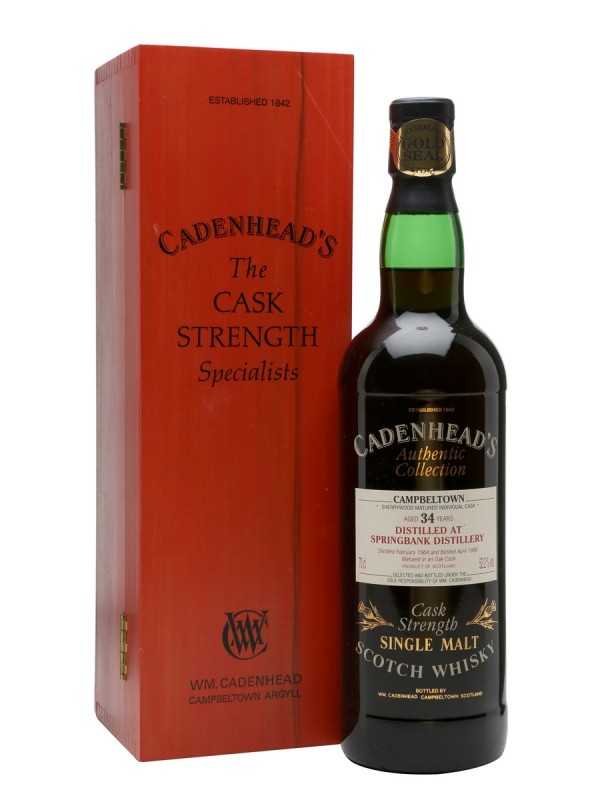 Springbank 1964 34 Year Old Sherrywood Cadenhead's