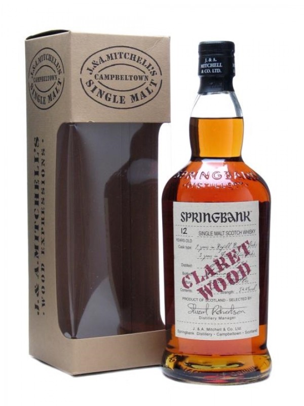 Springbank 1997 12 Year Old Claret Wood