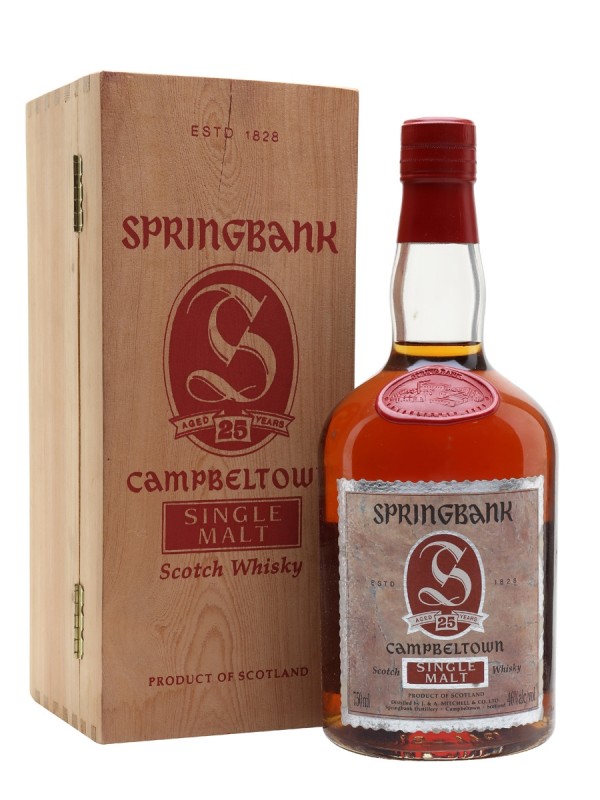 Springbank 25 Year Old Bottled 1990s