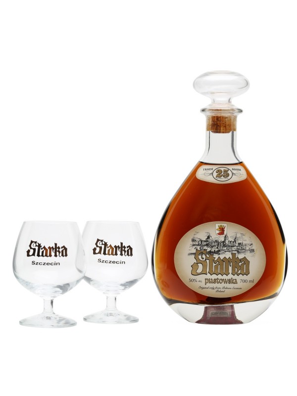 Starka Piastowska 25 Year Old Vodka Glass Pack