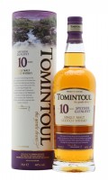 Tomintoul 10 Year Old Speyside Single Malt Scotch Whisky