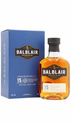 Balblair Highland Single Malt Scotch 15 year old