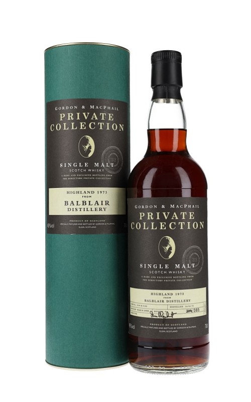 Balblair 1973 32 Year Old Sherry Cask Gordon & Macphail Private Collection