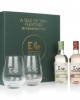 Edinburgh Gin A Tale of Two Flavours Gift Pack with 2x Glasses Flavoured Gin