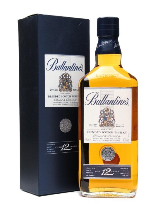 ウイスキー Ballantine's 12 Years Blended Whisky Ballantine's 12 Years Old Blended Malt Scotch Whisky 1L