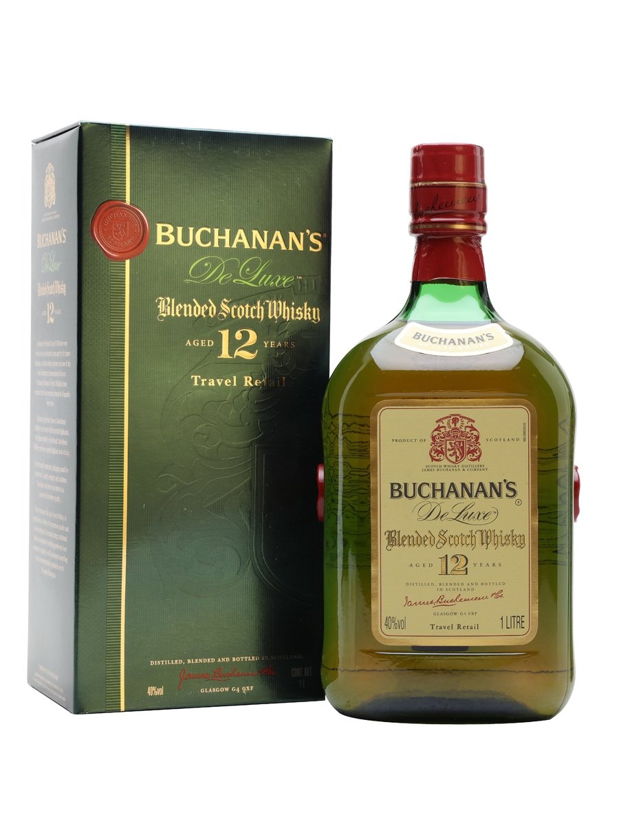 ウイスキー BUCHANAN'S De Luxe Scotch Whisky 25 0.25 Buchanan's DeLuxe Aged 12 Years Blended Scotch Whisky