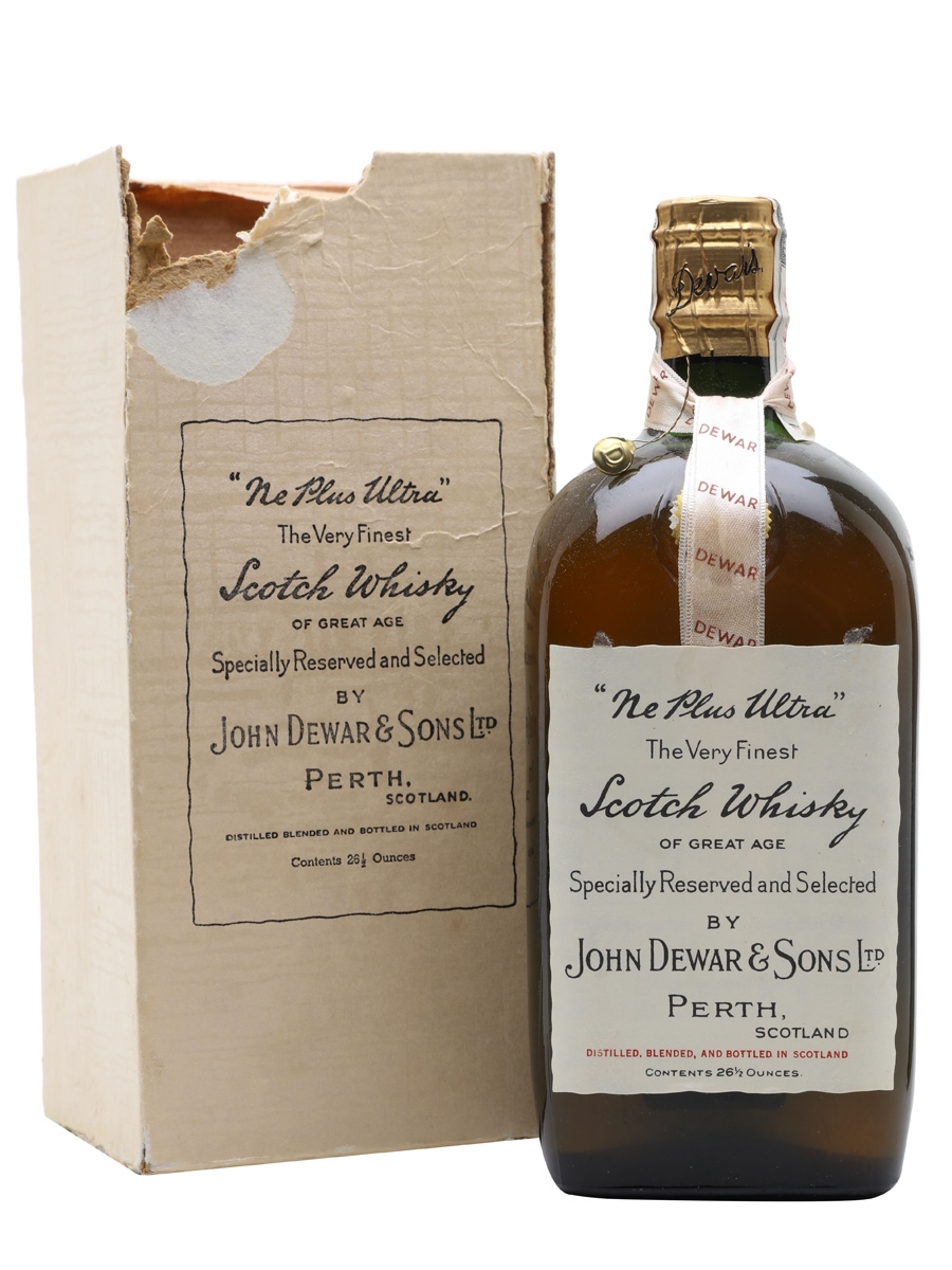 Ne Plus Ultra Dewar's Spring Cap Bottled 1940s | Blended