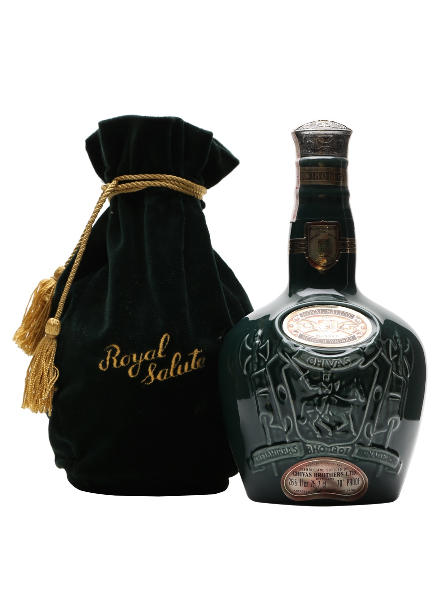 【未開封】 Salute Scotch Whiskey Royal Salute 21 Year Old Bottled 1970s | Blended Scotch