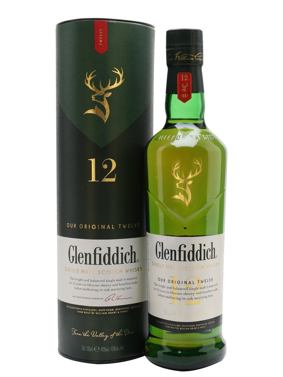 Glenfiddich 12 Year Old | Single Malt Scotch Whisky | Whisky