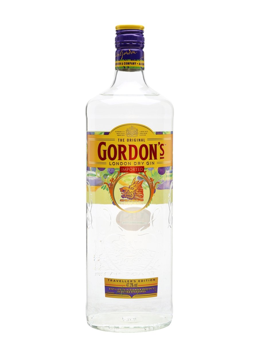 Gordon's Dry Gin 1957年輸入品　レア品？ 裏ラベル逆さ張り！ Gordon´s Dry Gin 1957年輸入品 レア品？ 裏ラベル逆さ張り！