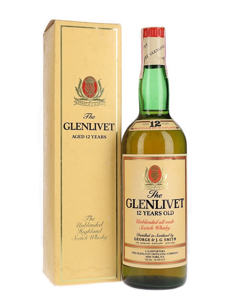 Glenlivet 12 Year Old 75cl | Single Malt Scotch Whisky