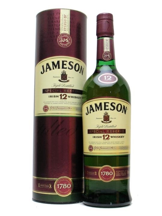 激安通販の | Reserve Special Old Year 12 Jameson Blended Whiskey Irish ウイスキー