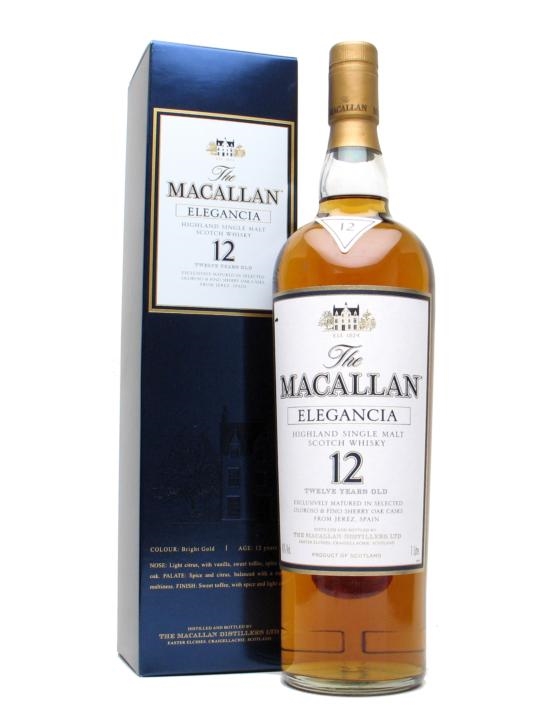 Macallan 12 Year Old Elegancia | Single Malt Scotch Whisky Macallan 12 Year Old Elegancia | Single Malt Scotch Whisky