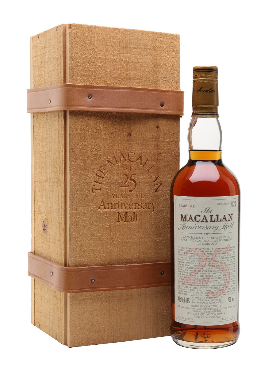 The Macallan Anniversary Malt 25年 Macallan 1974 25 Year Old Anniversary Malt | Single Malt