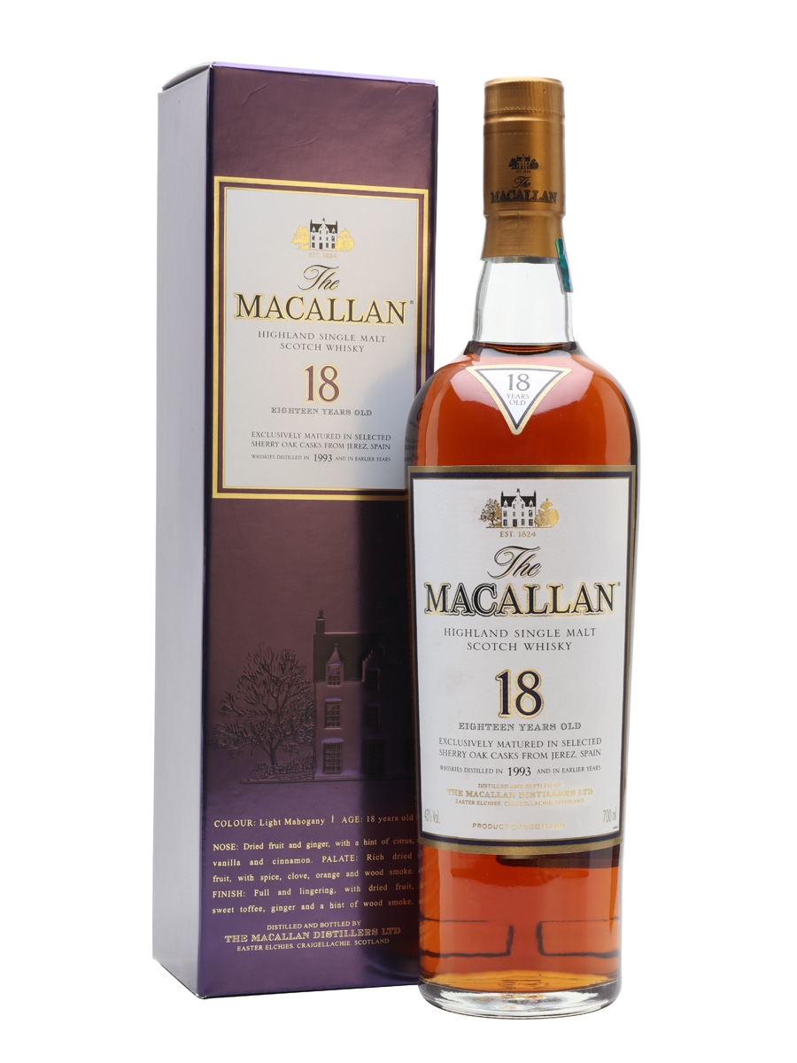 Macallan 1993 18 Year Old Sherry Oak | Single Malt Scotch Whisky